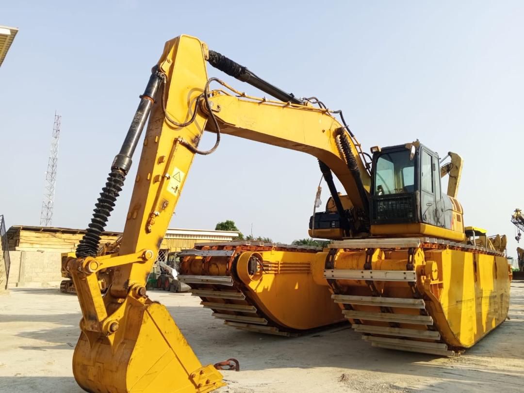 Dredging operation in coastal area